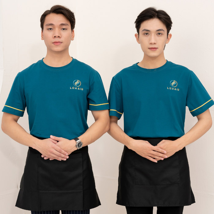 áo phông đồng phục cổ tròn