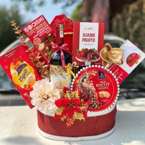 Quà tặng Tết màu dâu tây