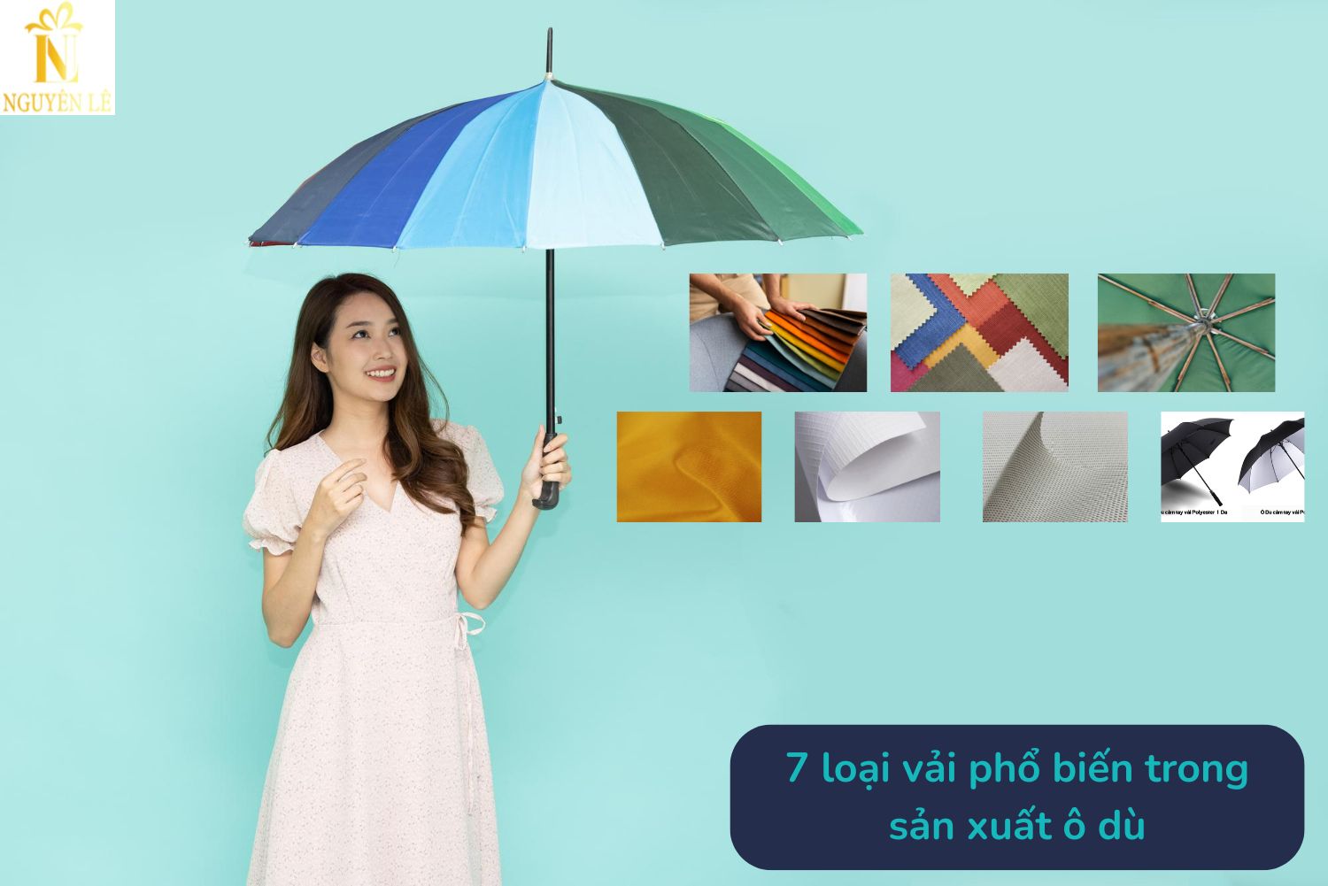 7 loại vải phổ biến trong sản xuất ô dù