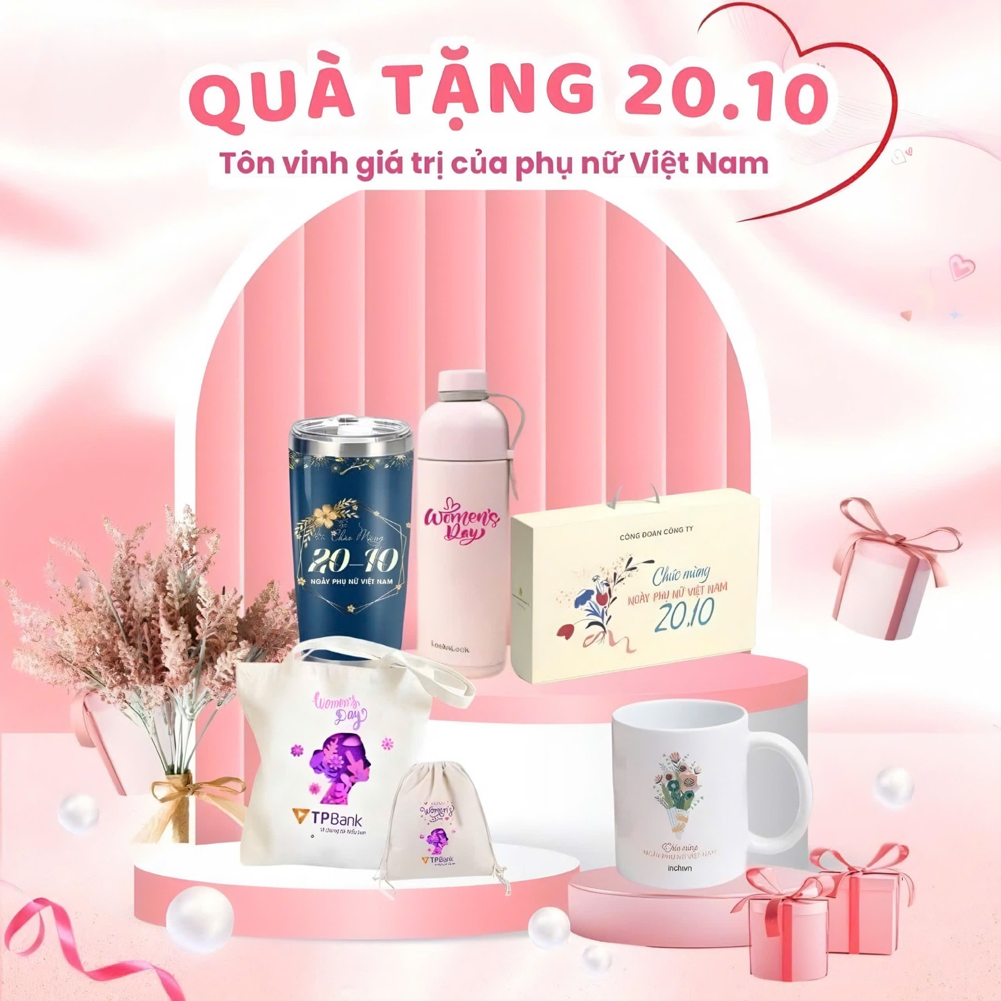 banner 20/10 quà tặng nguyên lê