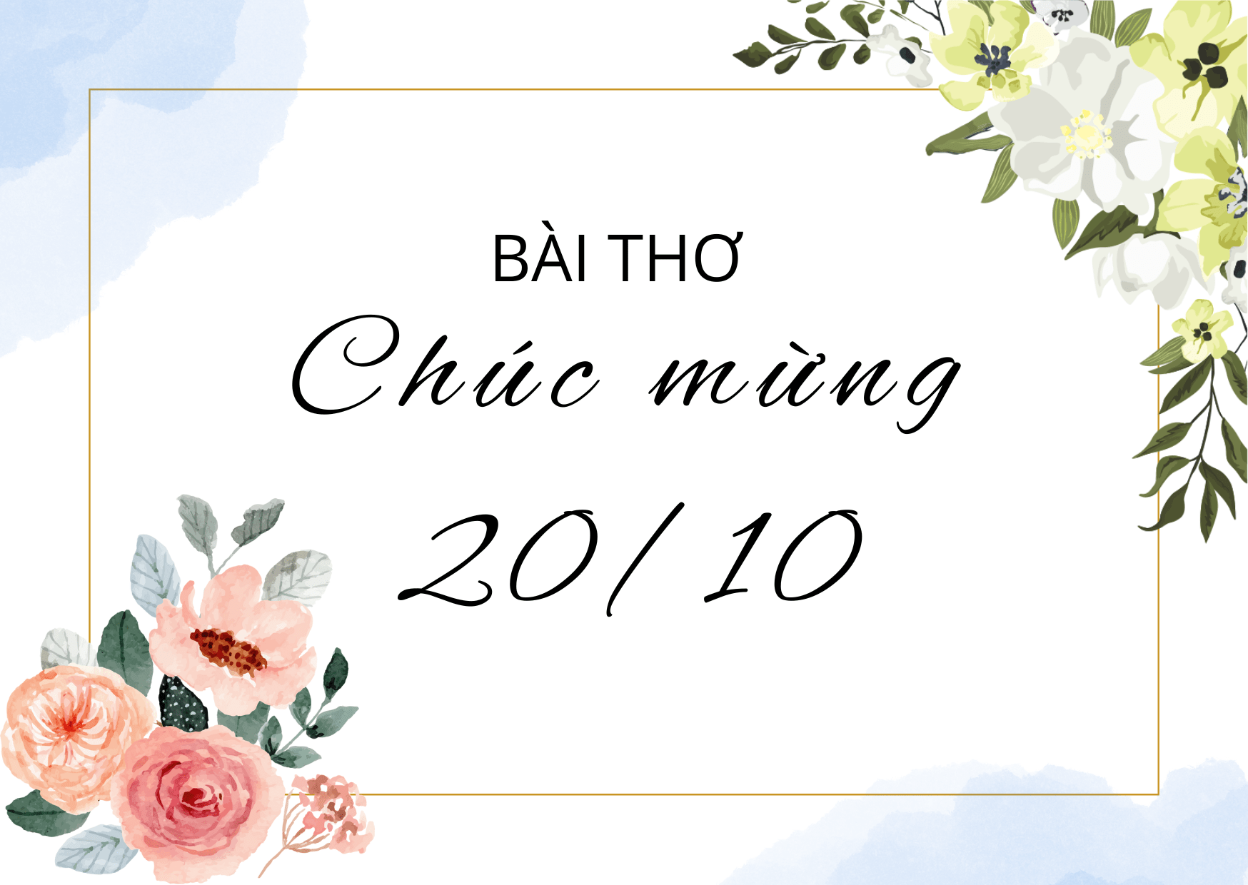 chức mừng 20-10