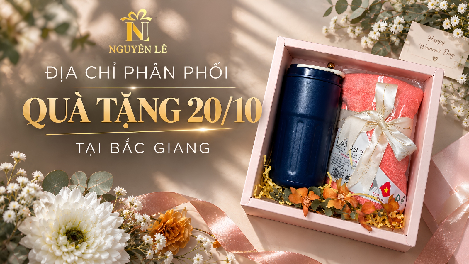 Địa chỉ phân phối quà tặng 20-10 tại Bắc Giang