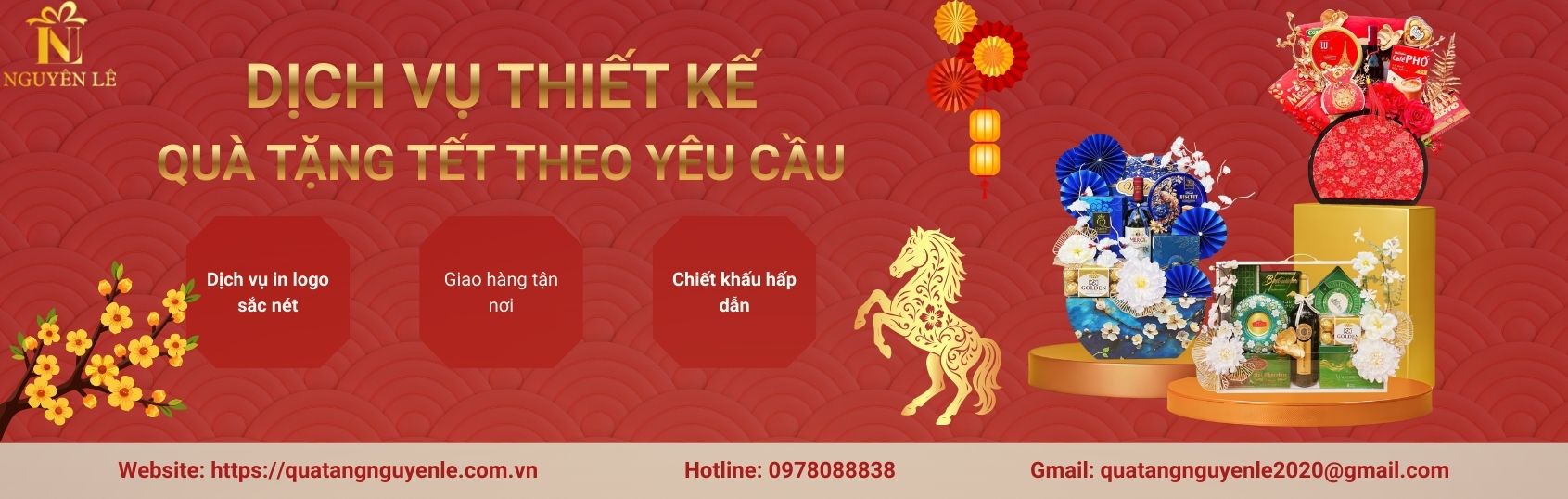 Dịch vụ thiết kế quà Tết theo yêu cầu