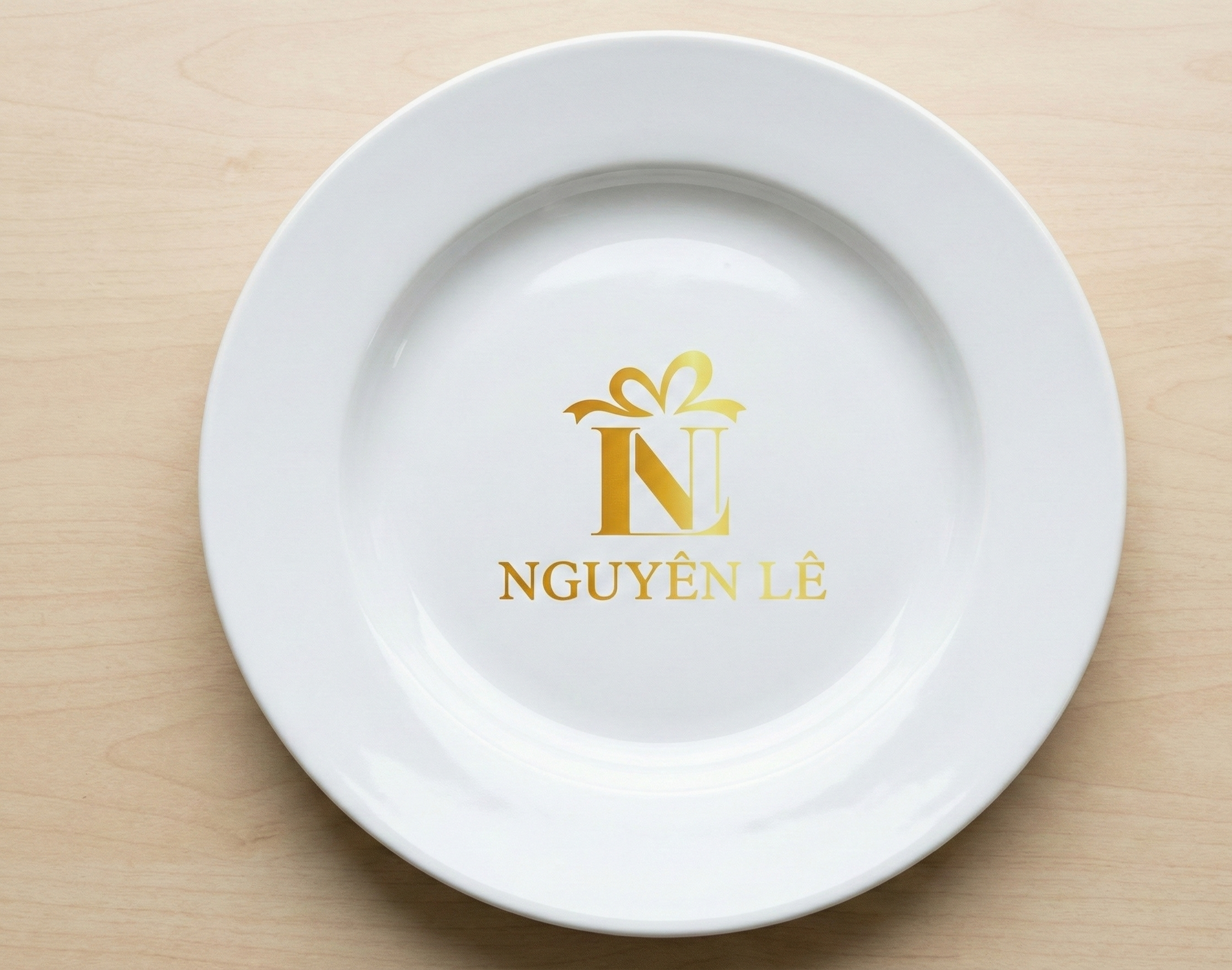 in logo chính giữa lòng đĩa