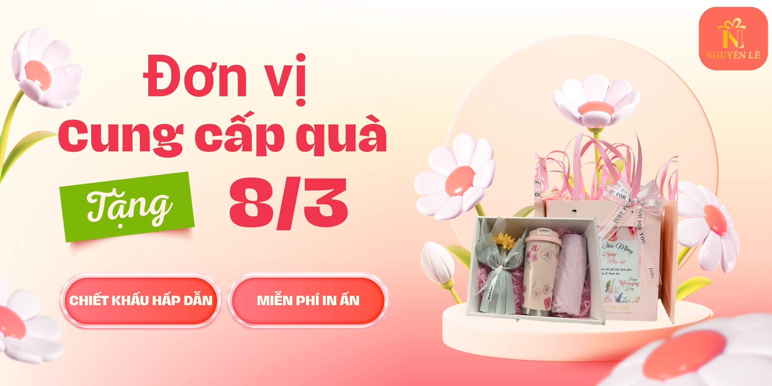 Đơn vị cung cấp quà tặng 8 tháng 3