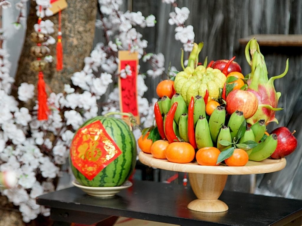 Trái cây ngũ quả ngày Tết
