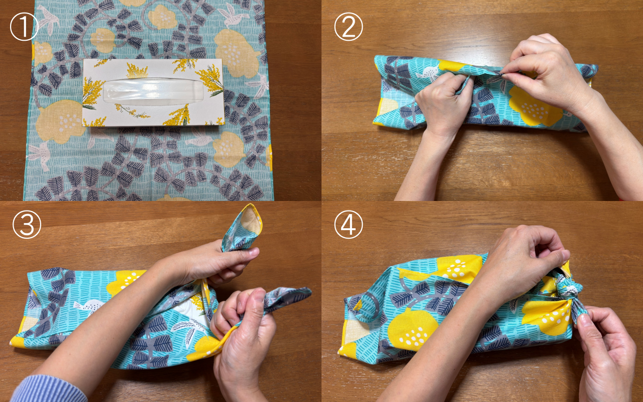 Hướng dẫn gói quà bằng vải Furoshiki