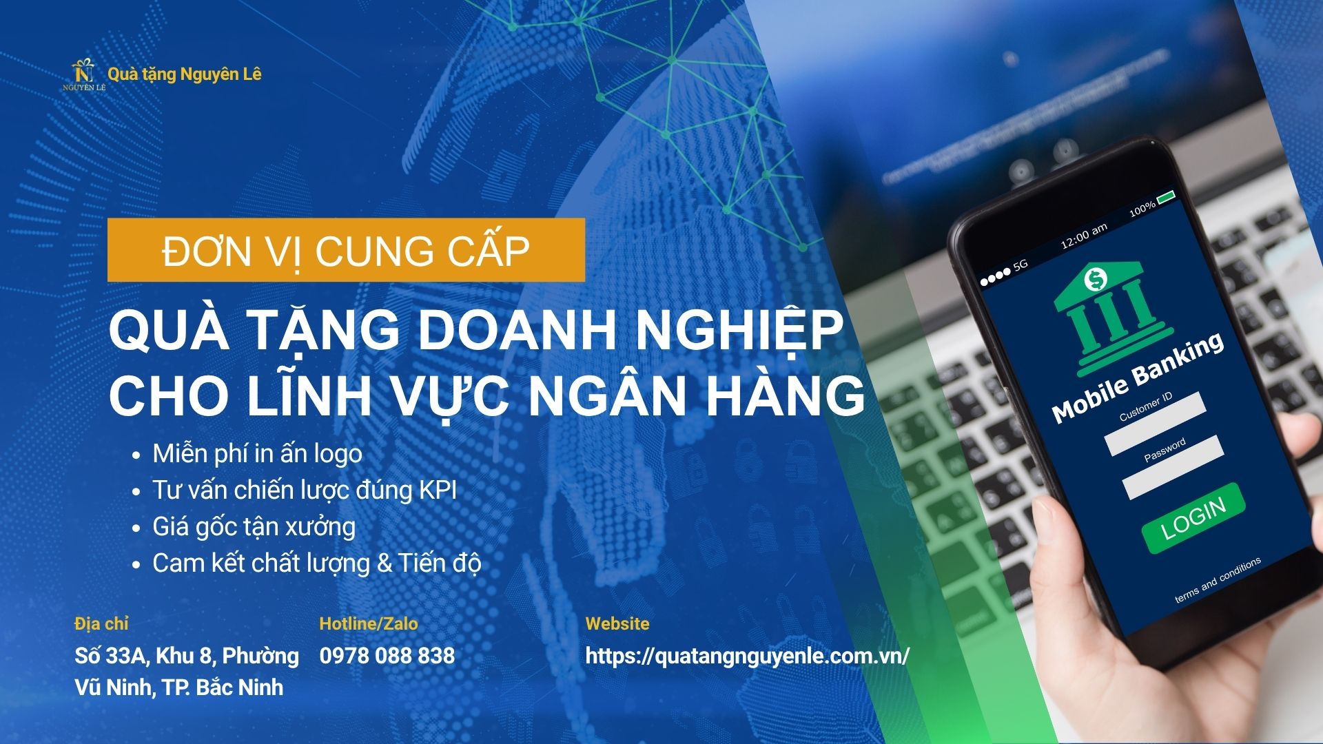 Quà tặng doanh nghiệp cho đơn vị ngân hàng
