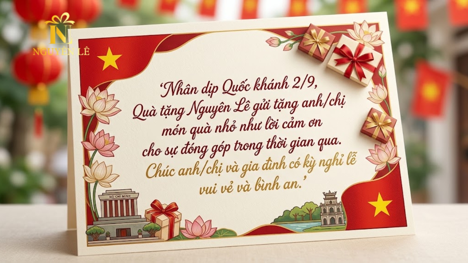 Mẫu lời chúc lễ Quốc Khánh