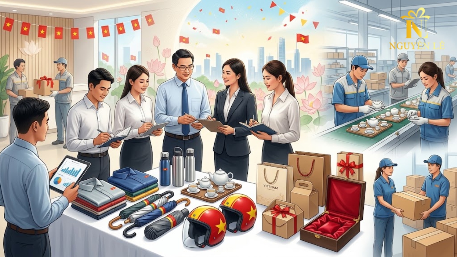Quy trình chuẩn bị quà