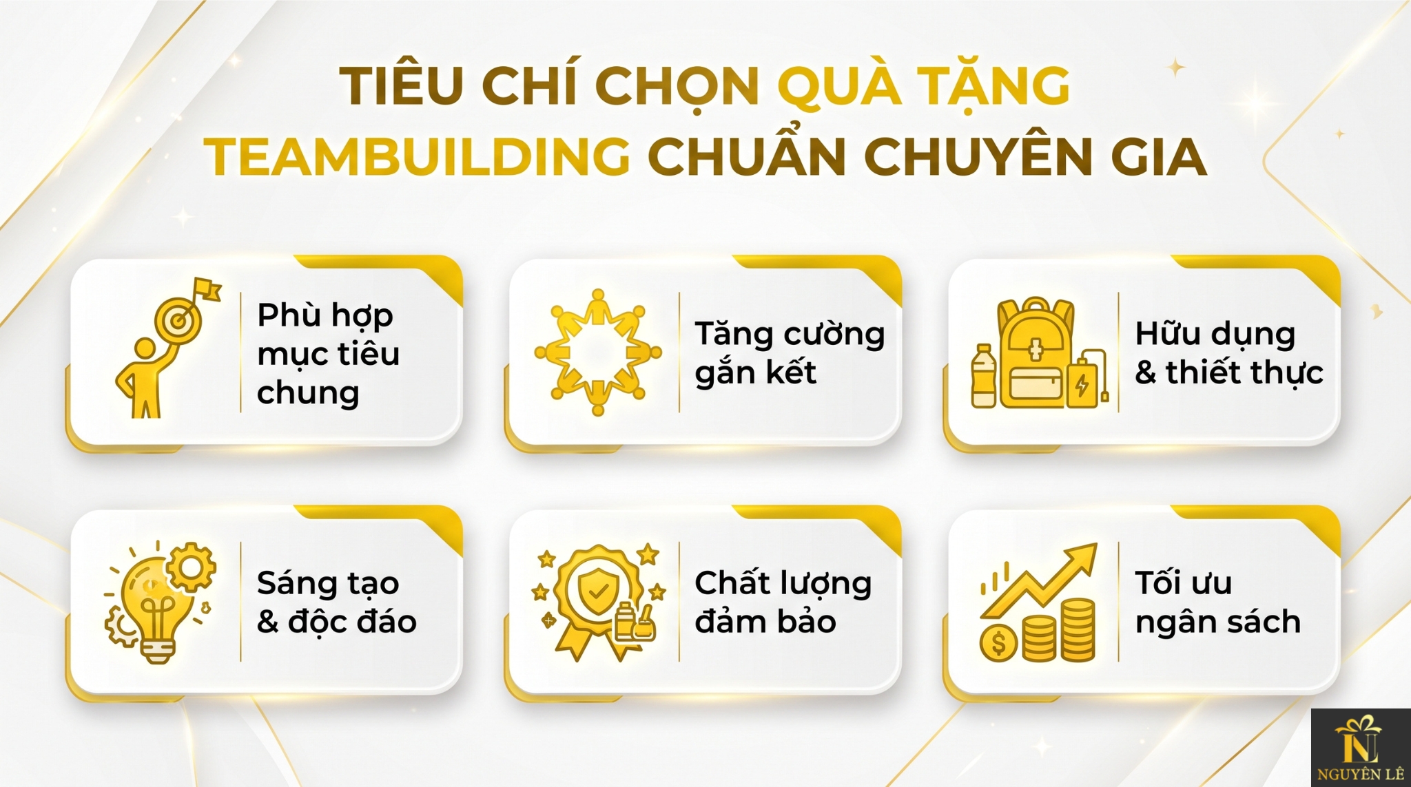 Tiêu chí chọn quà tặng Teambuilding