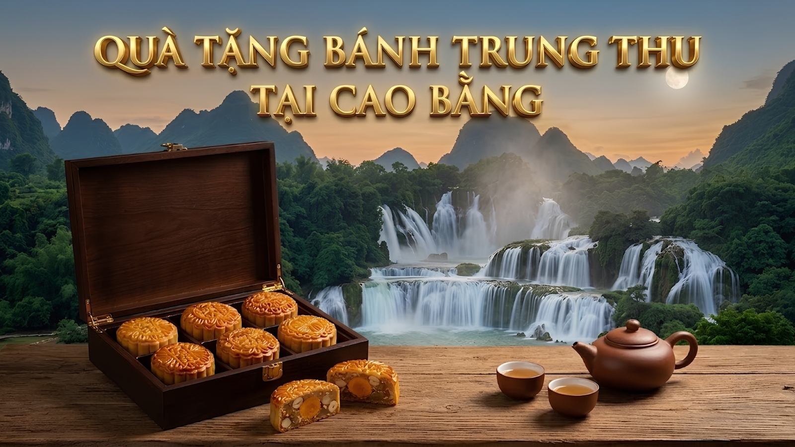 Quà tặng bánh trung thu tại Cao Bằng