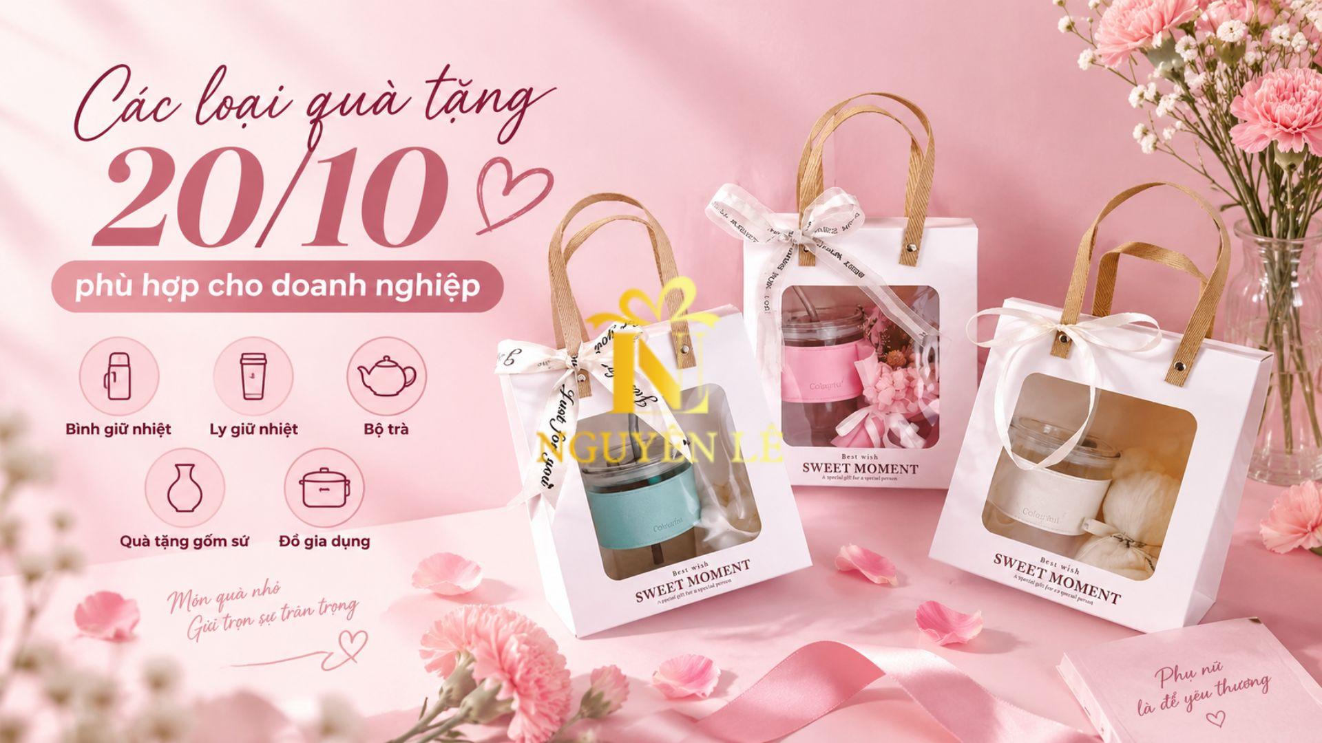 Các loại quà tặng 20/10 phù hợp cho doanh nghiệp
