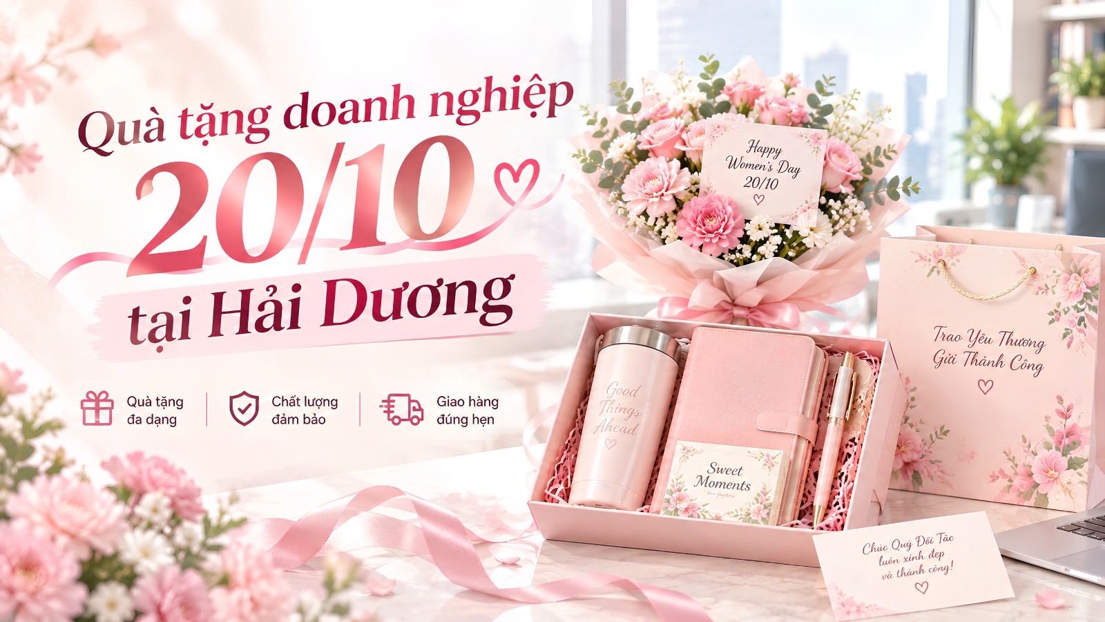 Quà tặng doanh nghiệp 20-10 tại Hải Dương