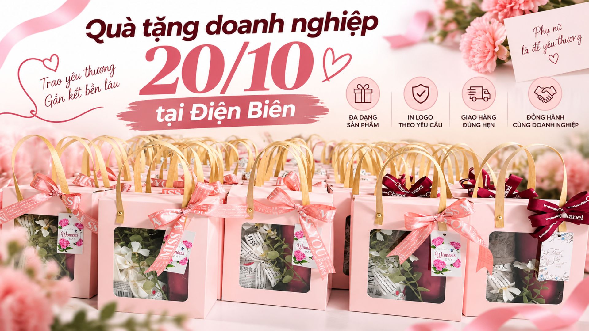 Quà tặng doanh nghiệp 20/10 tại Điện Biên