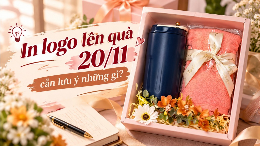 In logo lên quà 20/11 cần lưu ý gì