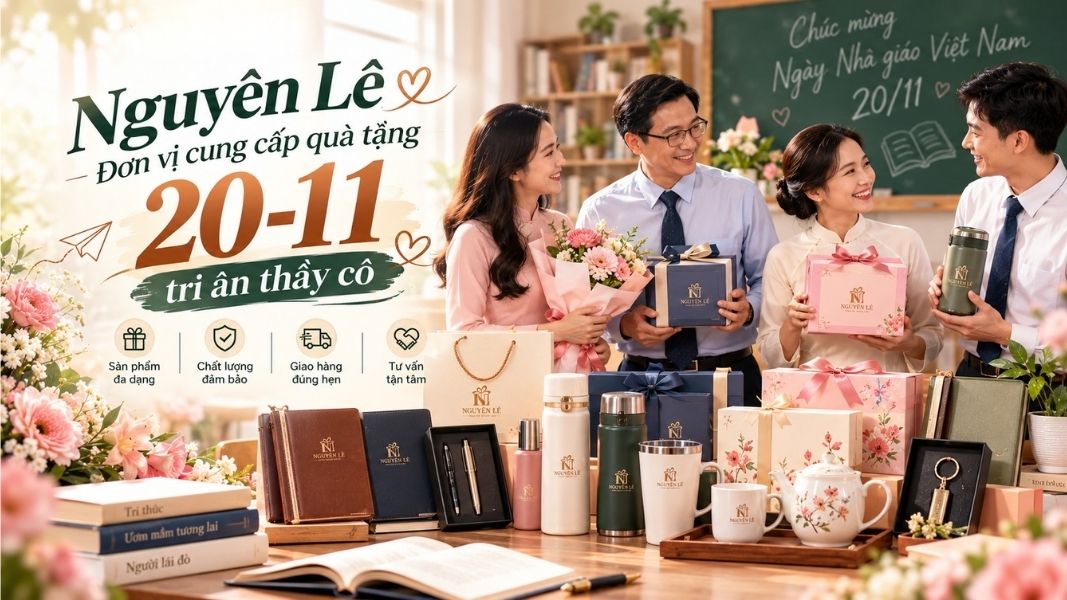 Quà Tặng Nguyên Lê cung cấp quà tặng 20/11