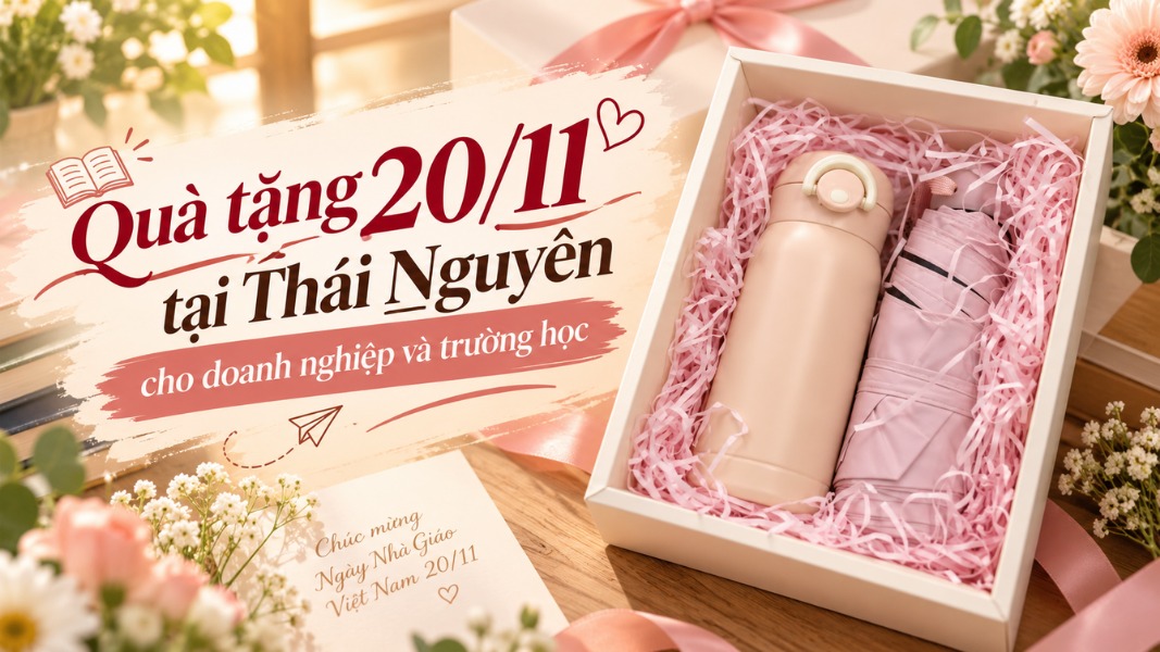 Quà tặng 20/11 tại Thái Nguyên cho doanh nghiệp trường học